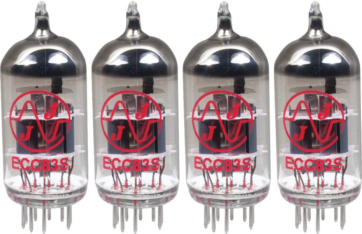 Jj Electronic 12Ax7 Ecc83 Preamp Tubes Package Of 4 For Musicians Amps