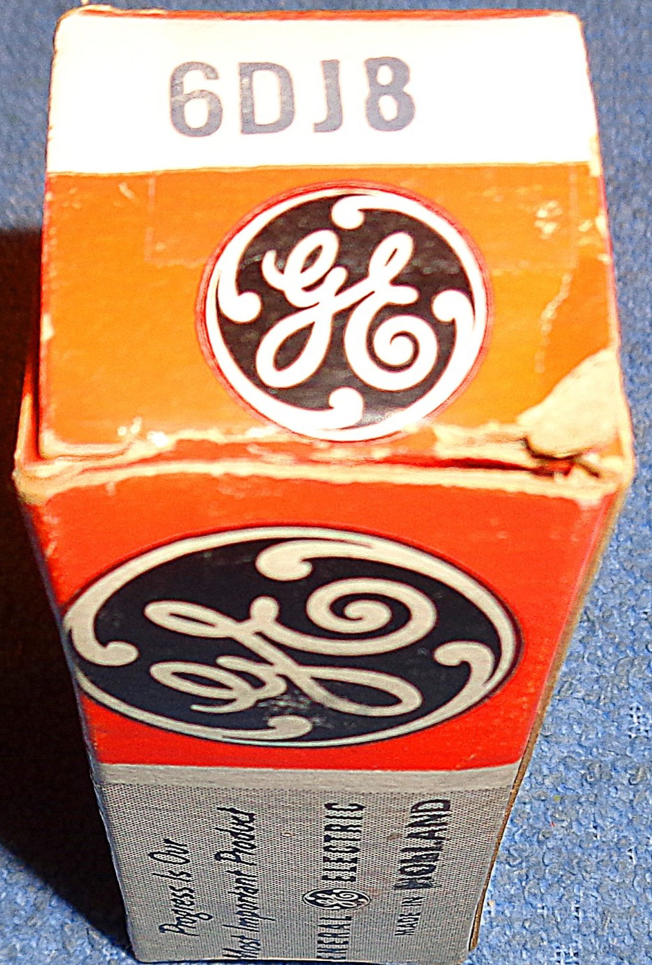 1 NOS GE 6DJ8 ECC88 Vacuum Tube – 1963 Audio Twin Triode Made in HOLLAND