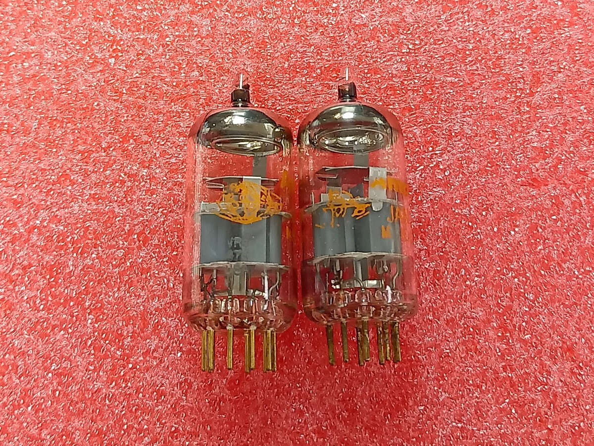 2 pcs Amperex 7308 E188CC tube 1967 production