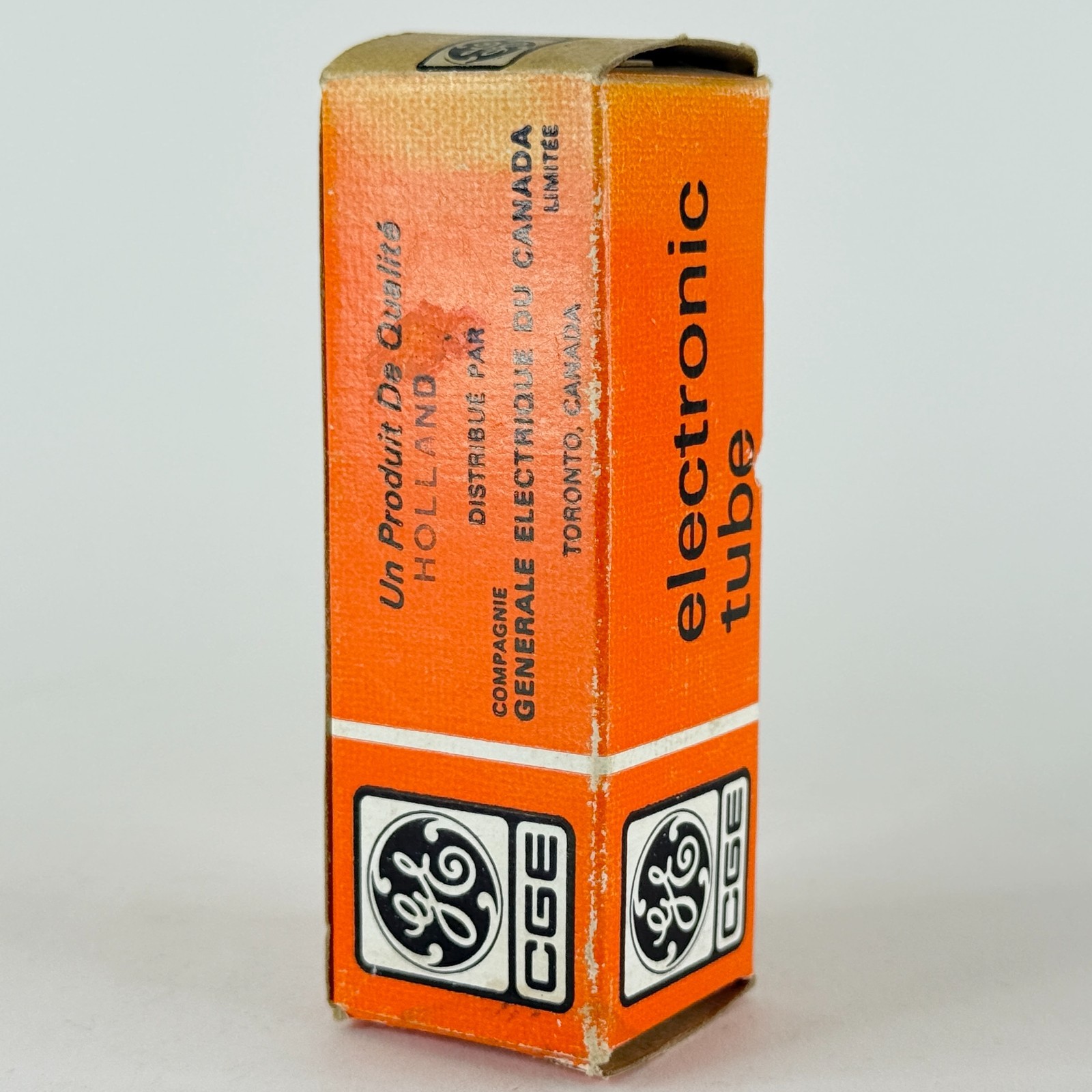 (1) Tested GE CGE 6688 Tube Gold Pins Holland with Box Date Code D4 AY