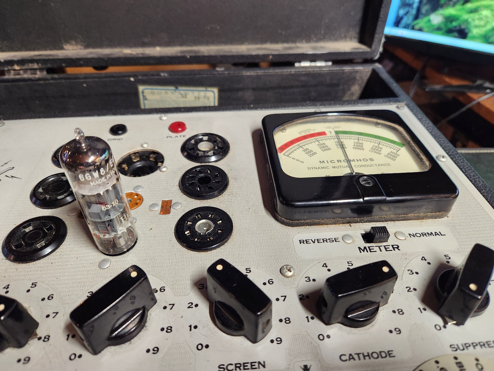 Amperex Holland 6GW8 ECL86 – Heerlen 1962 – Frame Grid – 130% Ia – uTracer