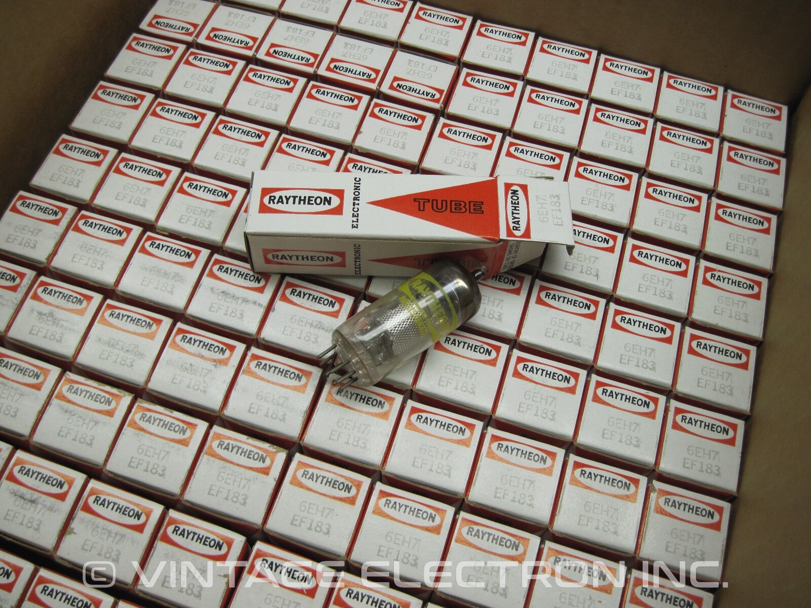 NOS 6EJ7 / EF184 Vacuum Tubes (Mesh) – RAYTHEON – JAPAN – ($3.95/ea, TESTED)