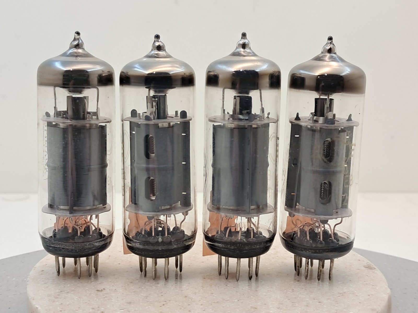 6P1P-EV tube Matched Quad NOS /6AQ5 / – Longlife Tetrode Tubes – Tested – Hi-Fi