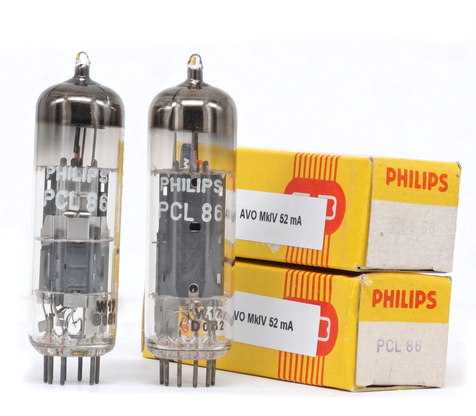 MATCHED PAIR PCL86/14GW8 PHILIPS NOS GERMANY Tube Valve Valvula 진공관 电子管 Röhre