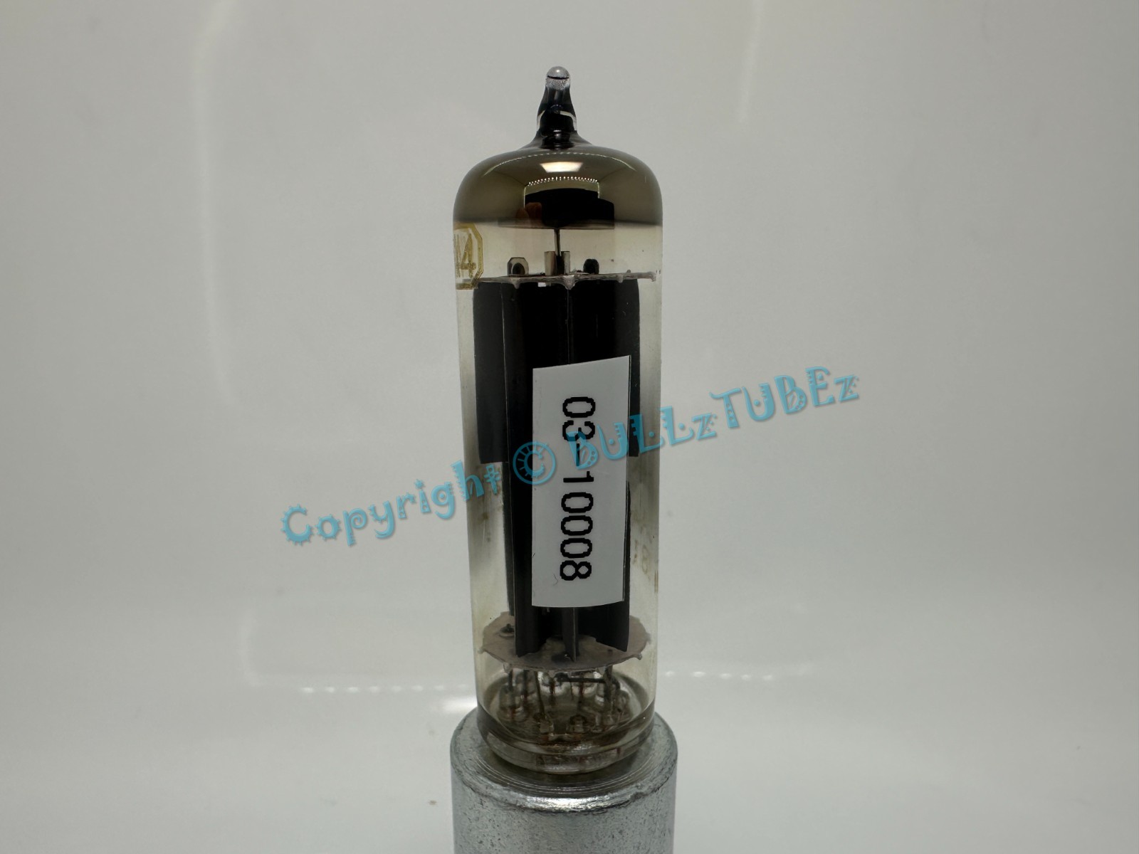 Raytheon 6CA4 EZ81 Gold Pin Top “Ring” Getter TESTS NOS on AT1000