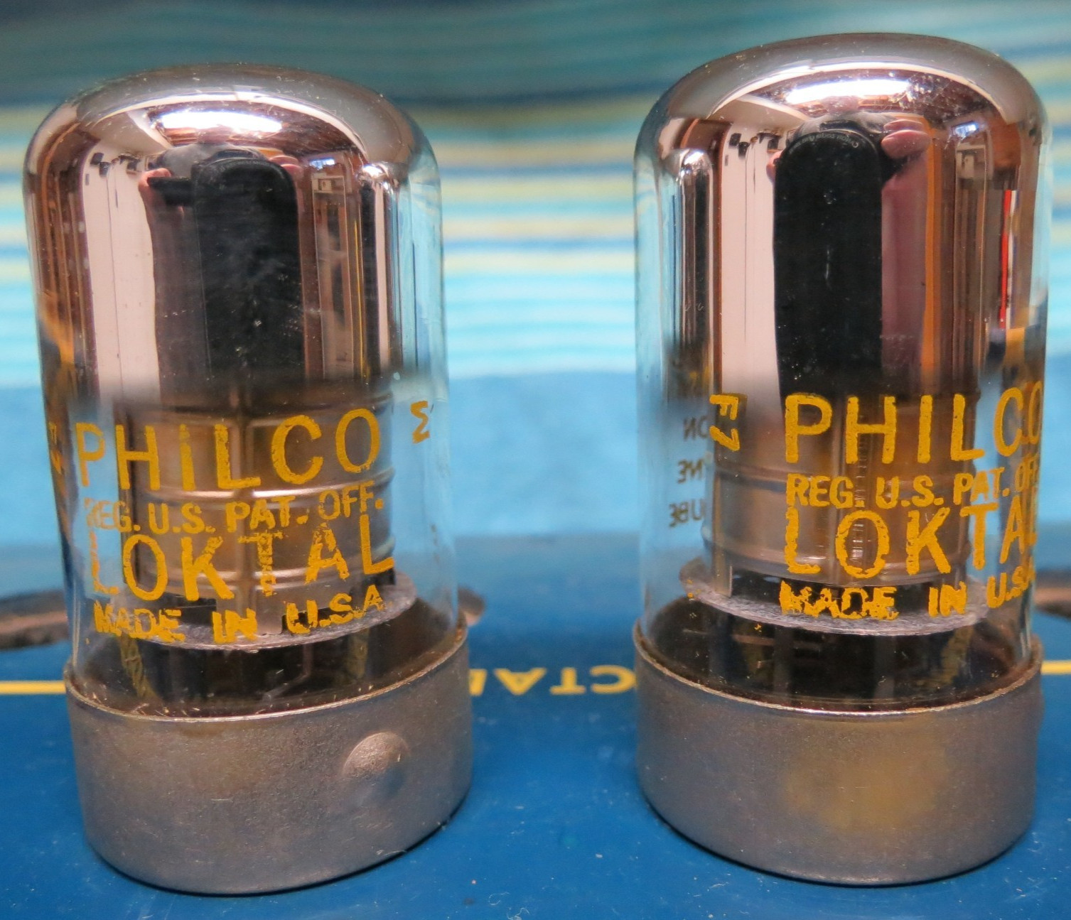 2X New in Box Vintage 1LA6 Tube Philco Loktal Transoceanic Radio Tested NOS