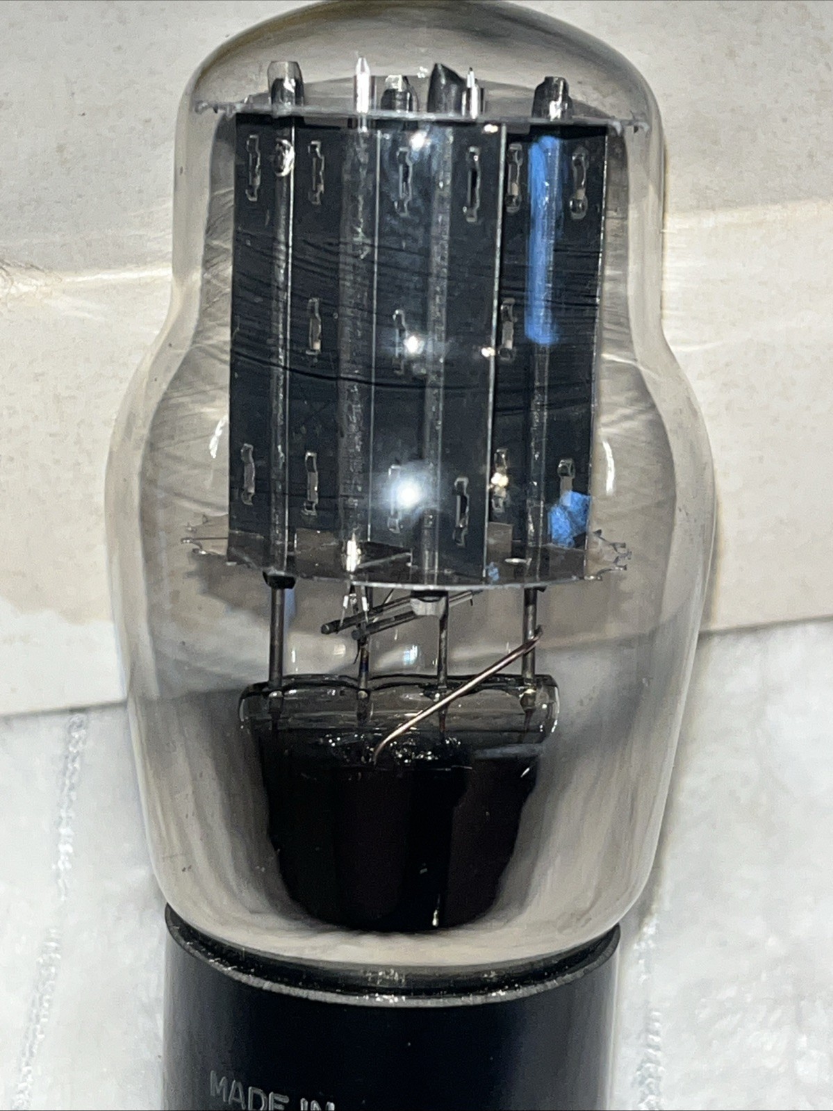 JAN CRC 5V4G RCA rectifier tube black plates Date 11-58