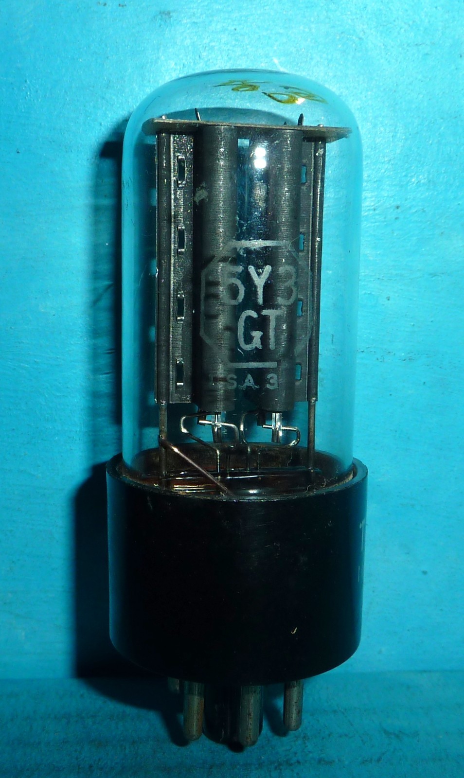 Tung-Sol 5Y3GT Rectifier Tube Black Plates D Getter Tested