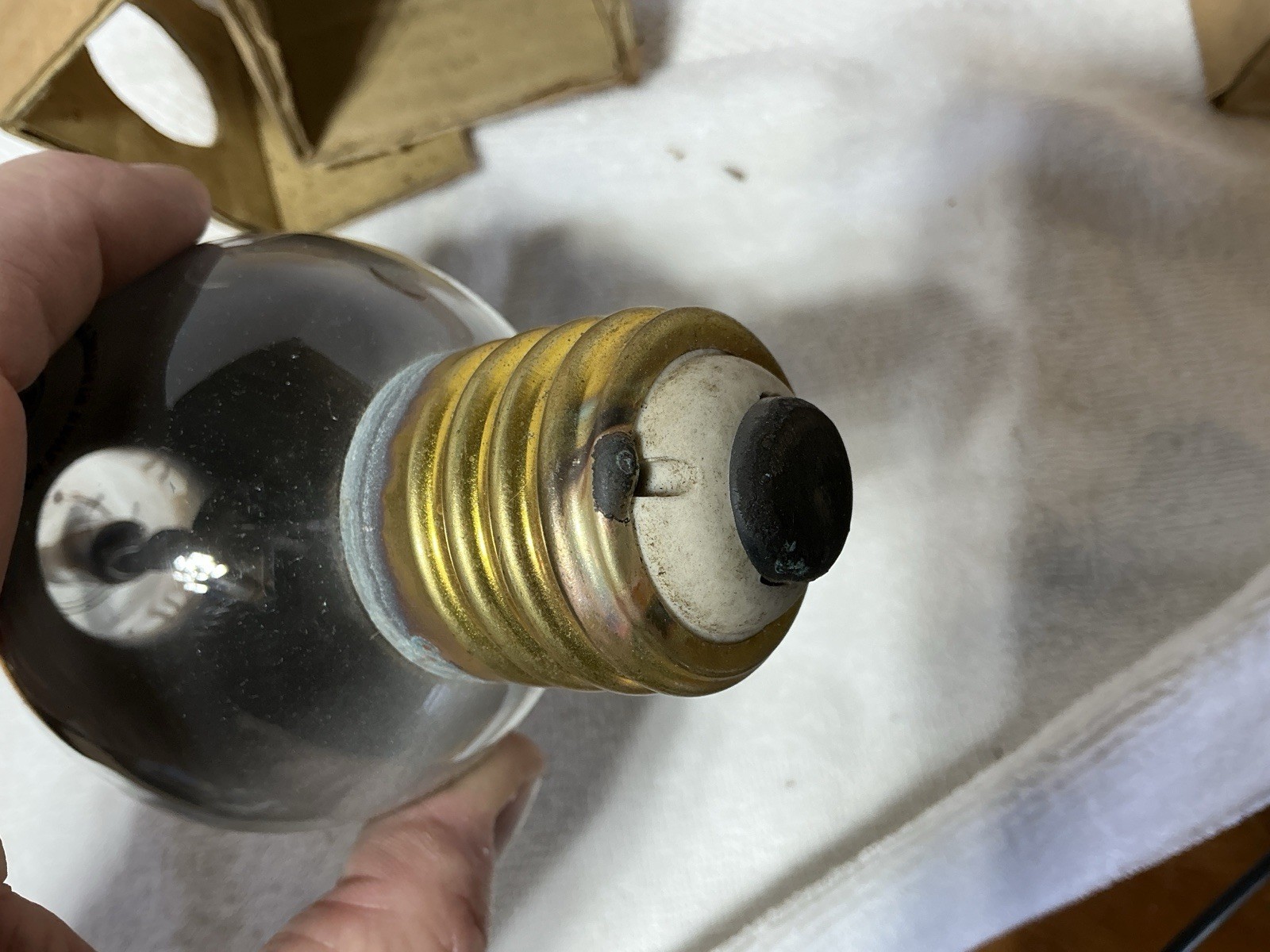 RARE TUNGAR Bulb Tube EDISON SWAN ELECTRIC CO. ENGLAND 68506 NOS W/BOX SCARCE