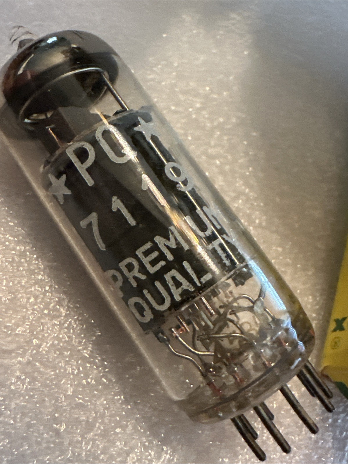 Vintage Amperex PQ 7119 E182CC Vacuum Tube | Made in Holland Heerlen Δ5 8B 1968