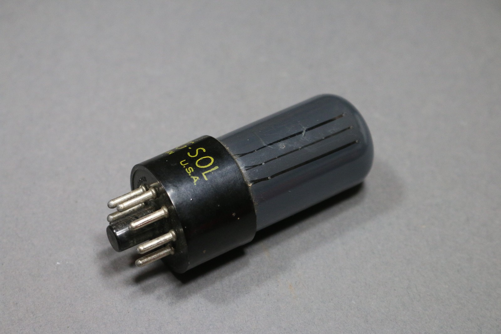 Vintage Tung-Sol 6F6GT 6F6 Vacuum Tube Smoked Glass Radio Hickok Tested 75%