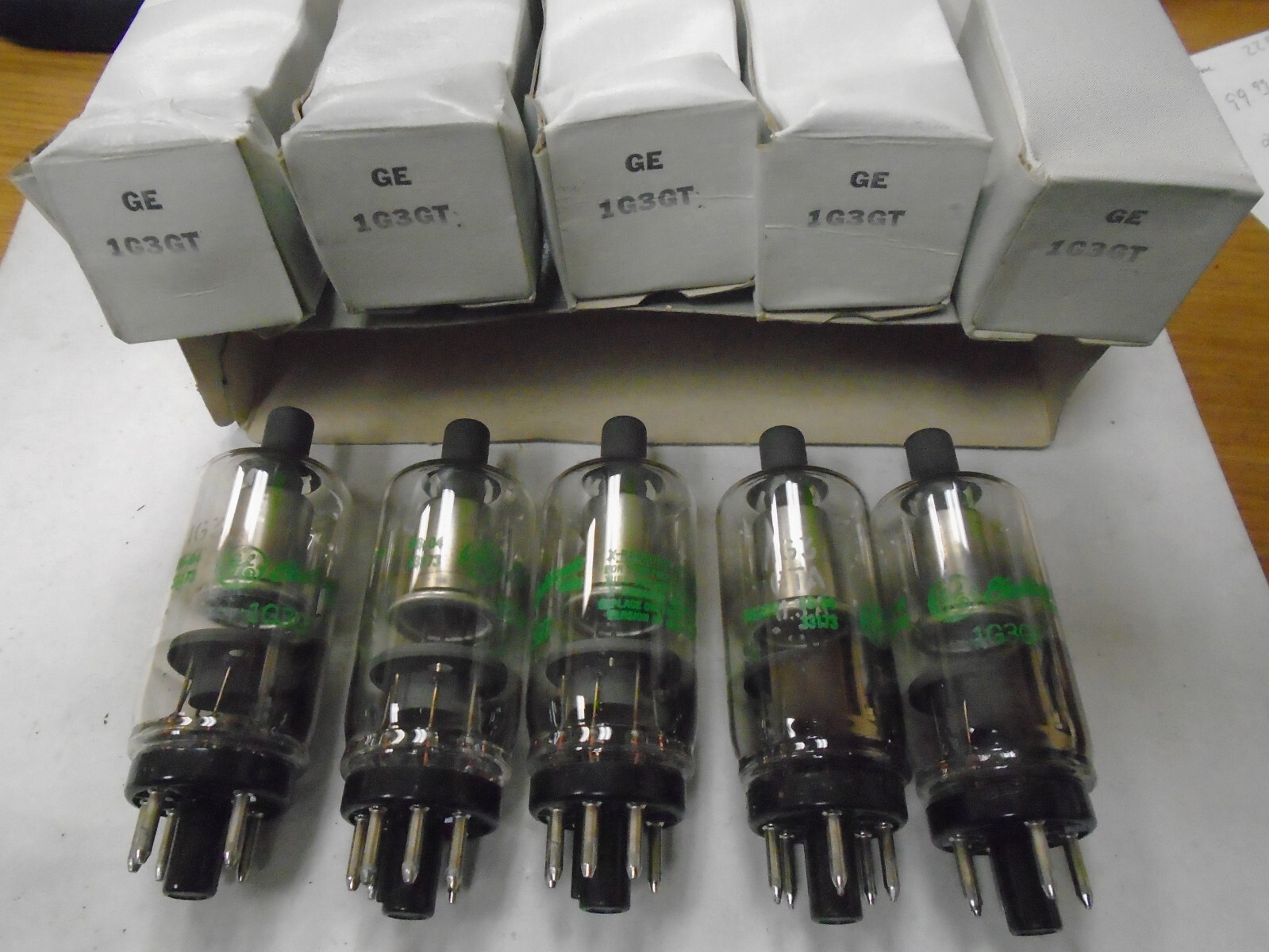 Lot of 5! GE 1G3GT TUBES NOS NIB BRAND NEW Valvola Röhre Valve