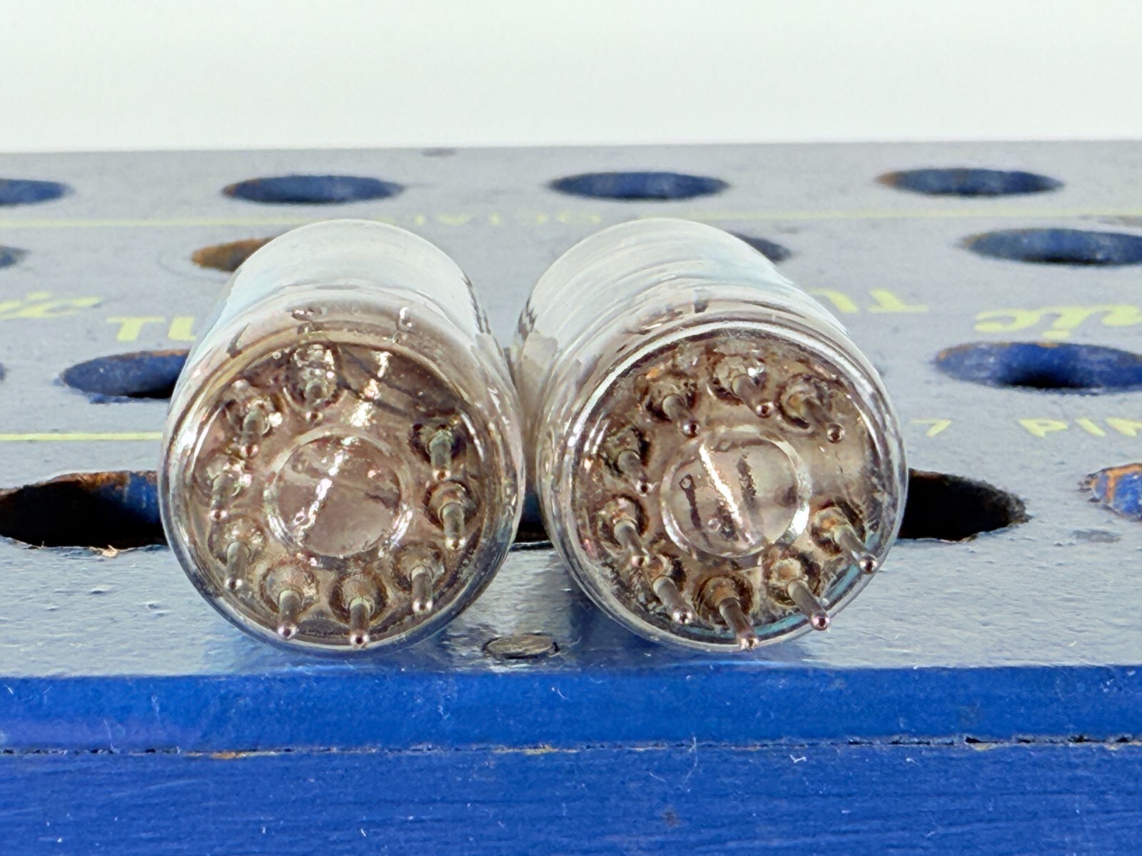 Matched Pair Philips Sylvania JAN 5687WB NOS NIB Tested Like NOS Balanced Tube