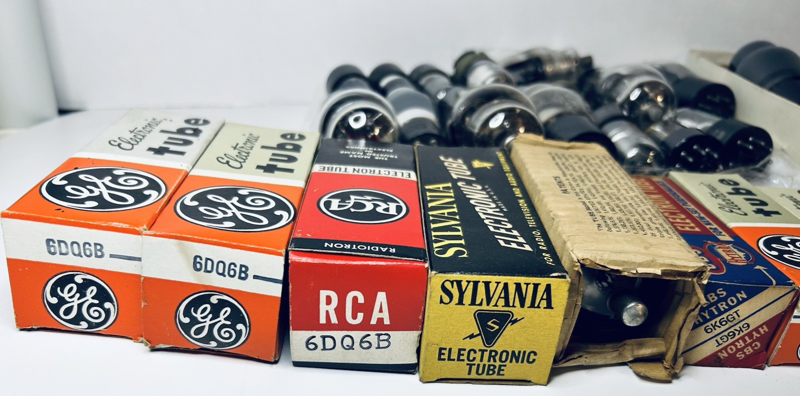 59 NOS NIB USED RCA GE Syl etc.. Audio Triode Radio Tubes