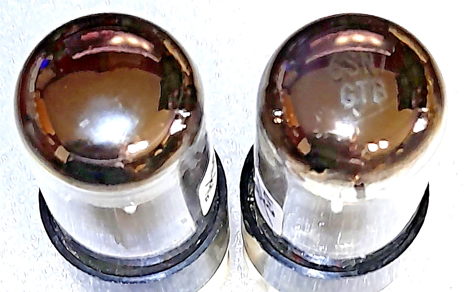 Matched Pair 6SN7GTB Sylvania black t-plate/halo getter Vacuum Tubes, TV-7D Test