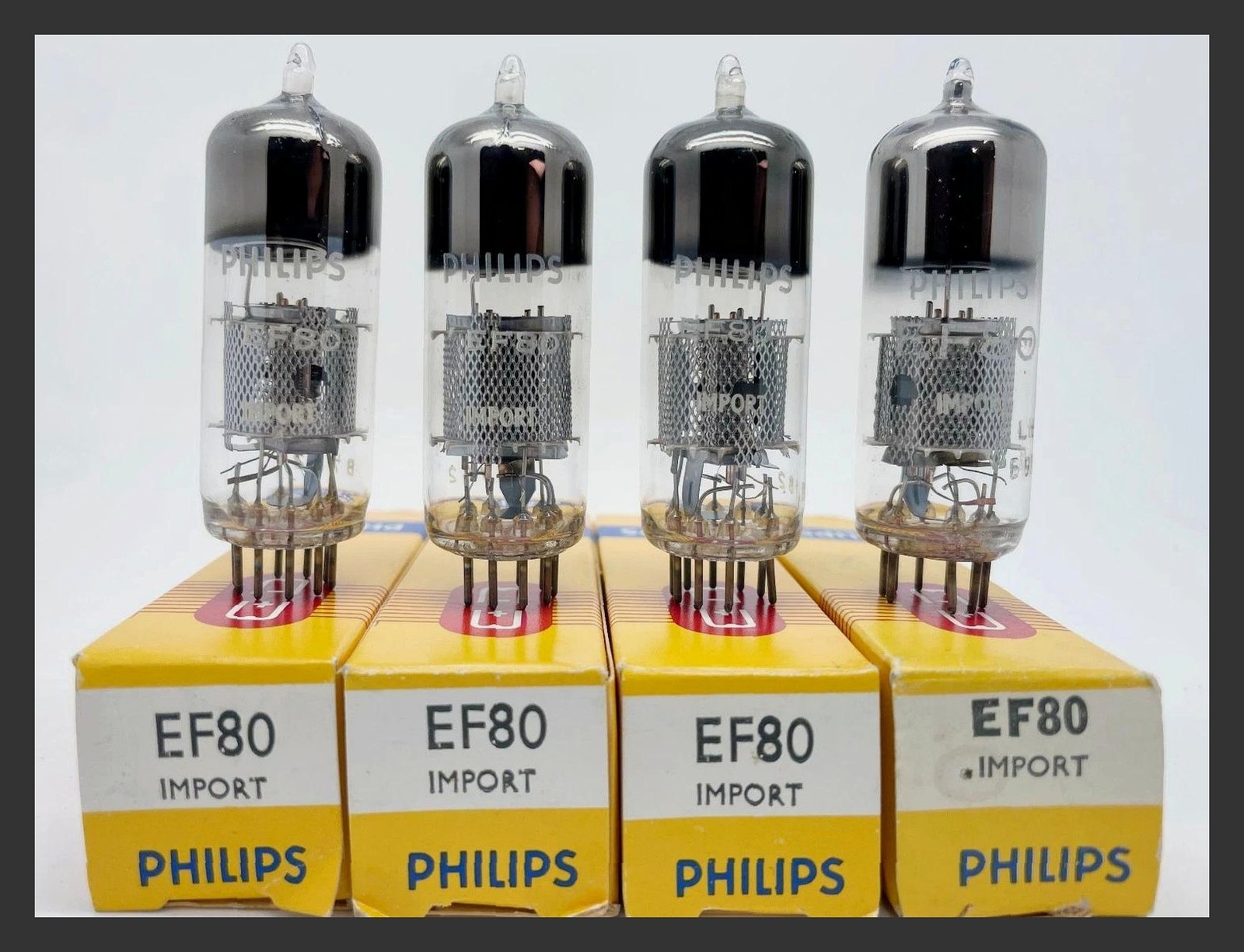 1 Or More NOS Philips Mullard EF80 6BX6 Test Good Pentode Vacuum Radio Tube