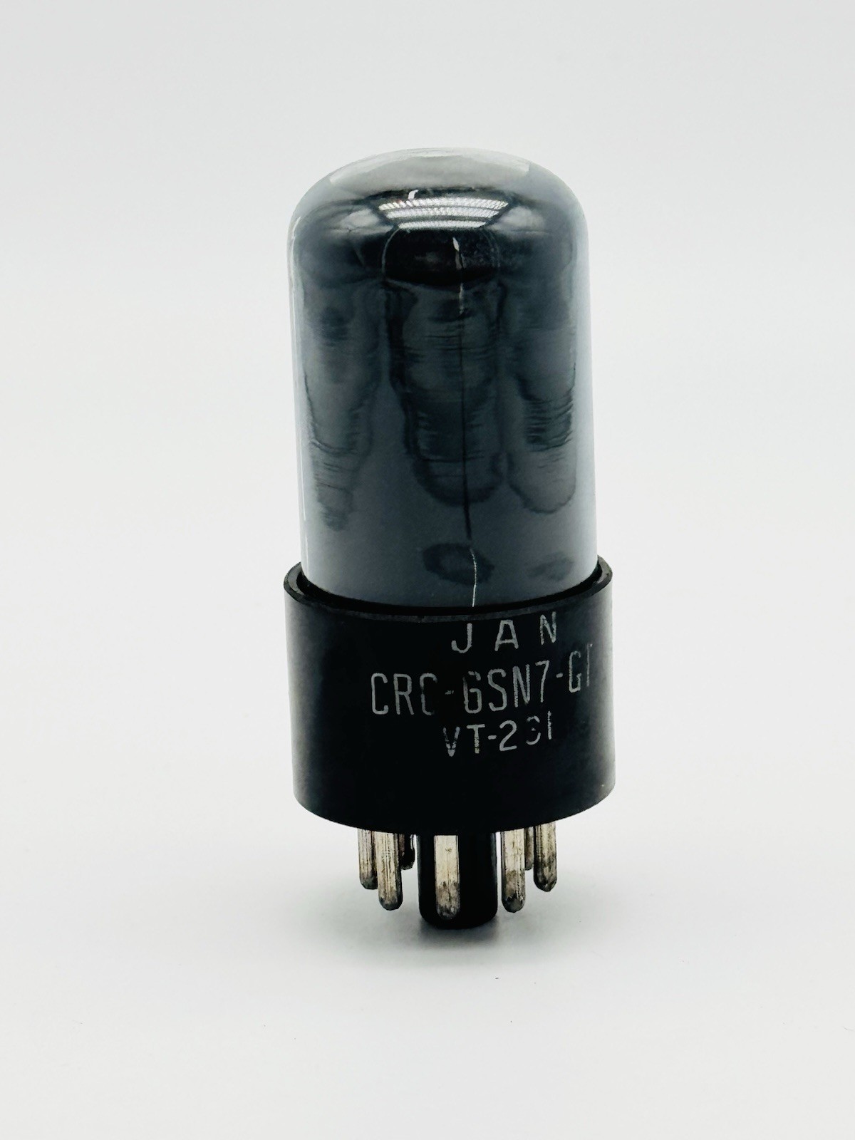 Vintage RCA JAN 6SN7GT VT-231 Vacuum Electron Audio Tube Smoked Glass J7