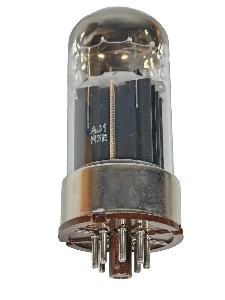 6080WA/6AS7/ECC230 PHILIPS BY MULLARD TESTED WITH ROETEST V10 BLACK PLATES QTY-1