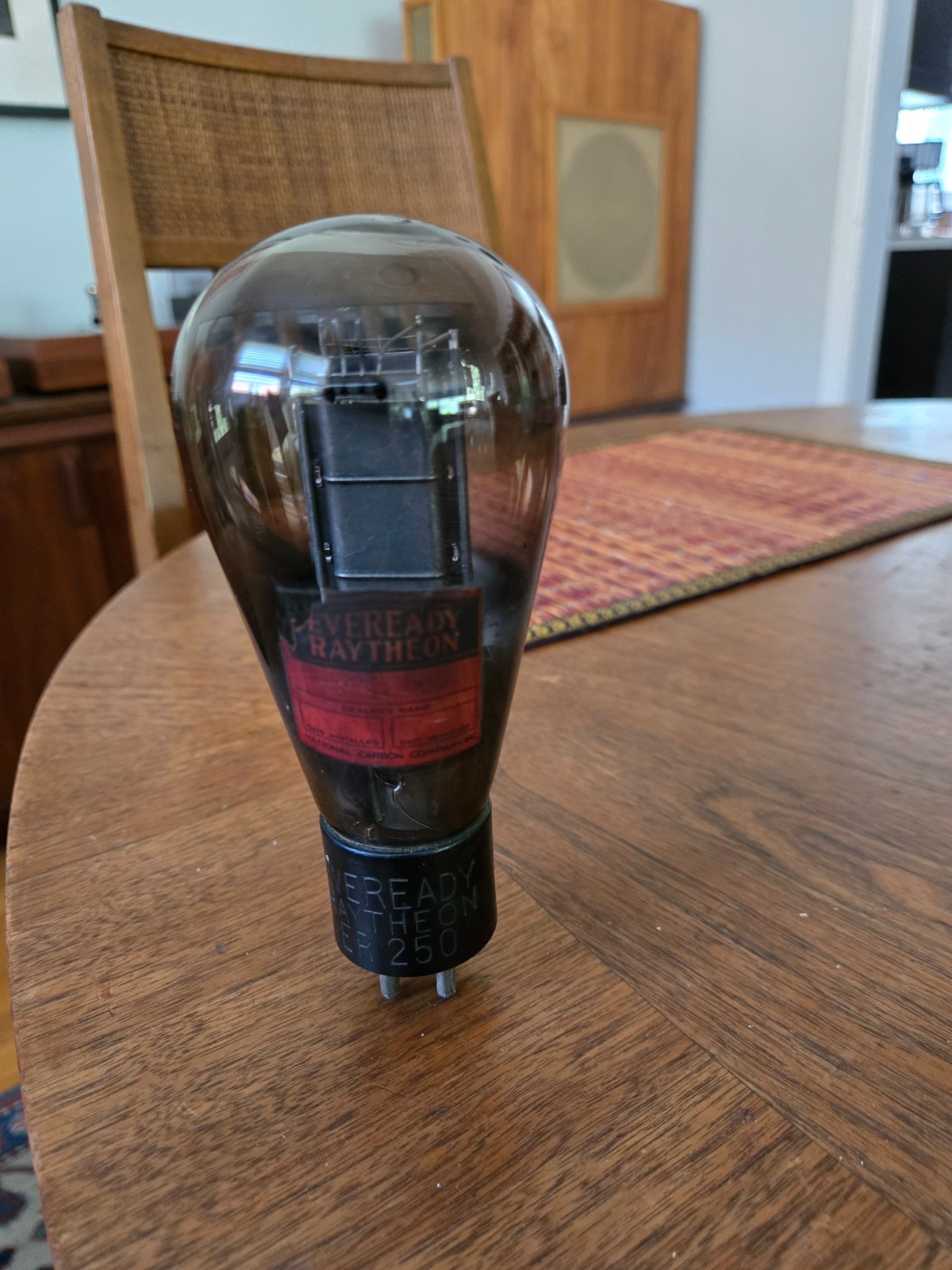 Eveready Raytheon Globe ER250 ER-250 Type 50 Ballon Vacuum Tube, Tested Good