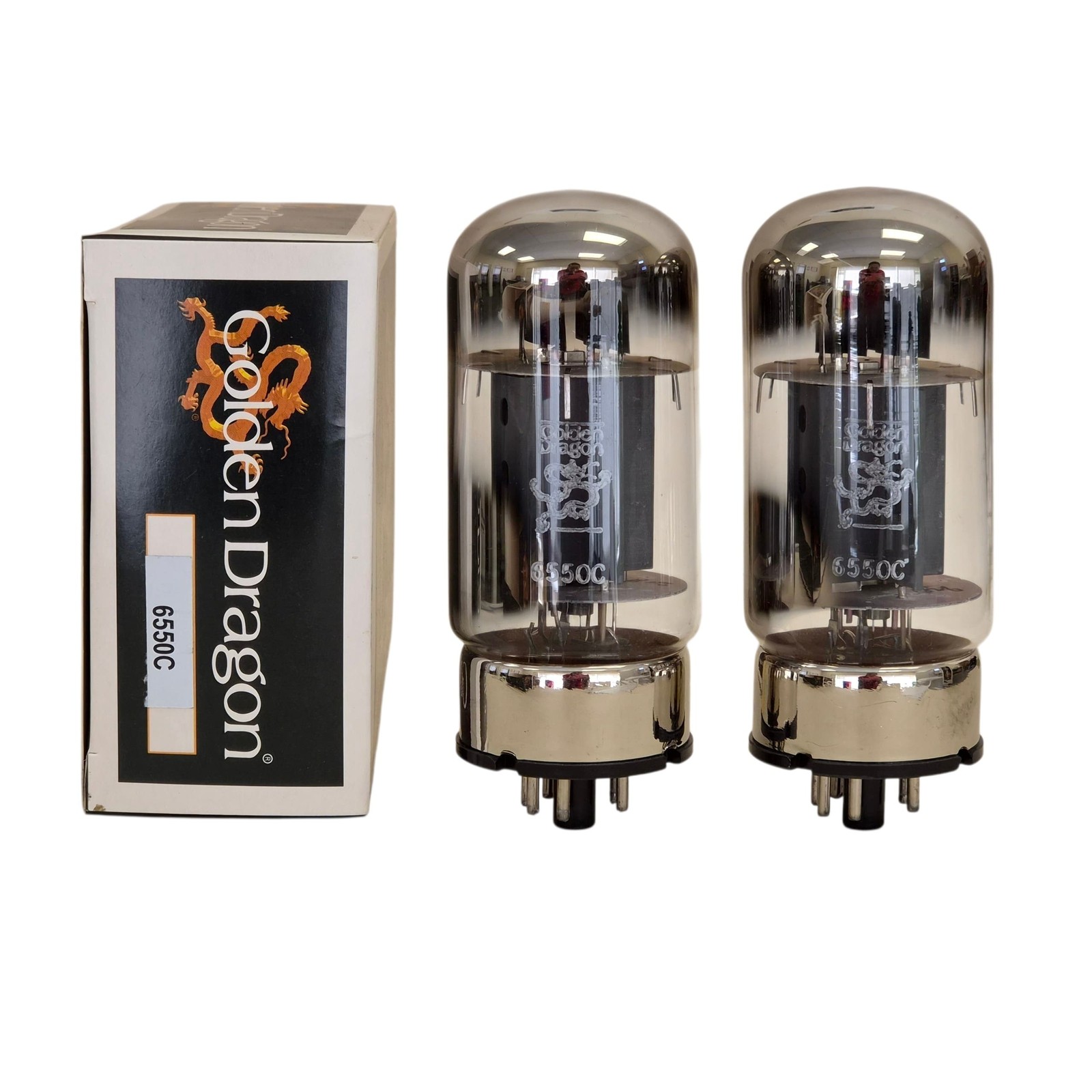 6550 6550C GOLDEN DRAGON MATCHED PAIR NEW VALVE TUBE (LB20)