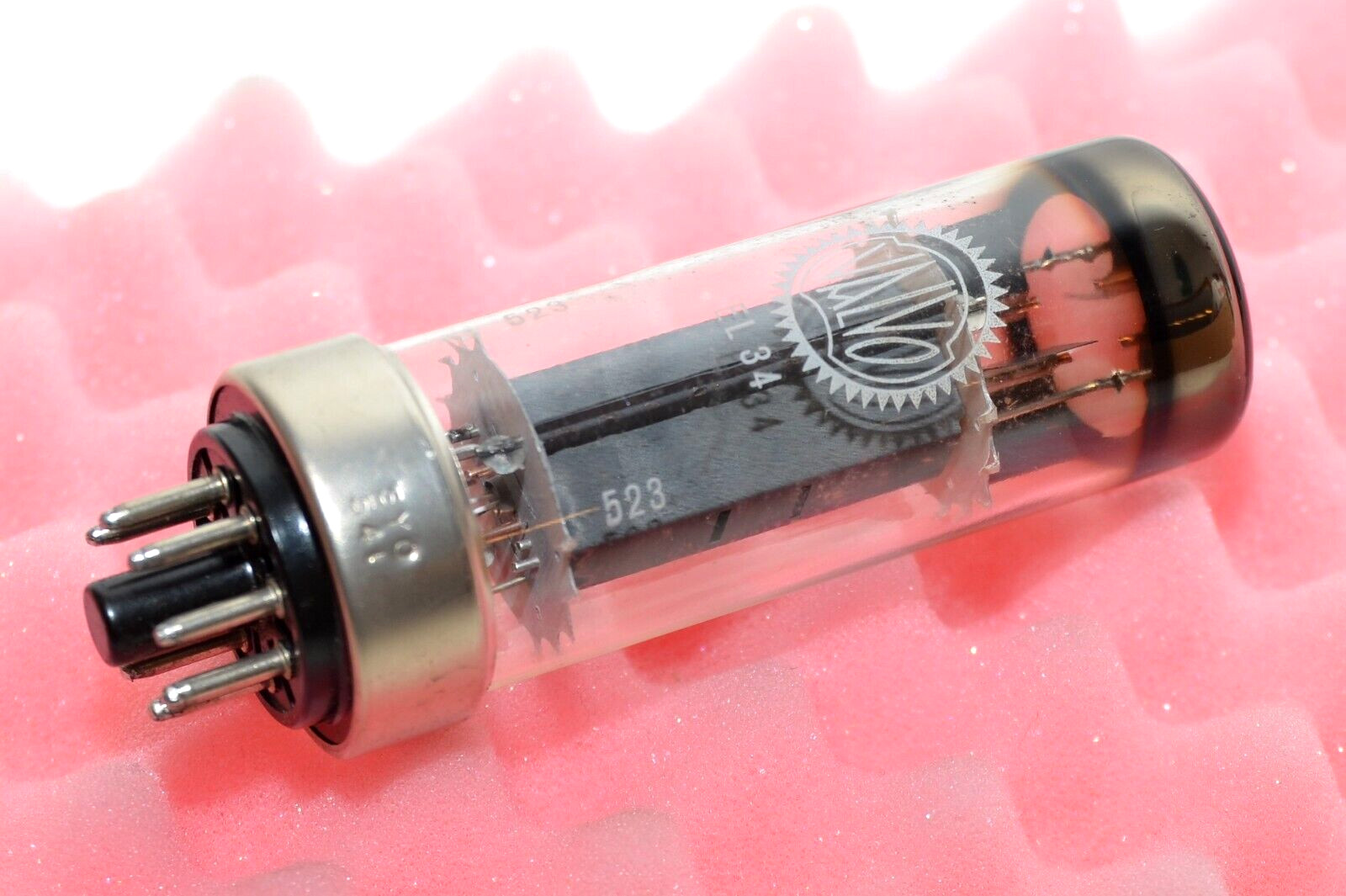Genuine Valvo EL34 / 6CA7 / KT77 Audio HiFi Tube, Metal Base, Code SYO 54I, NOS