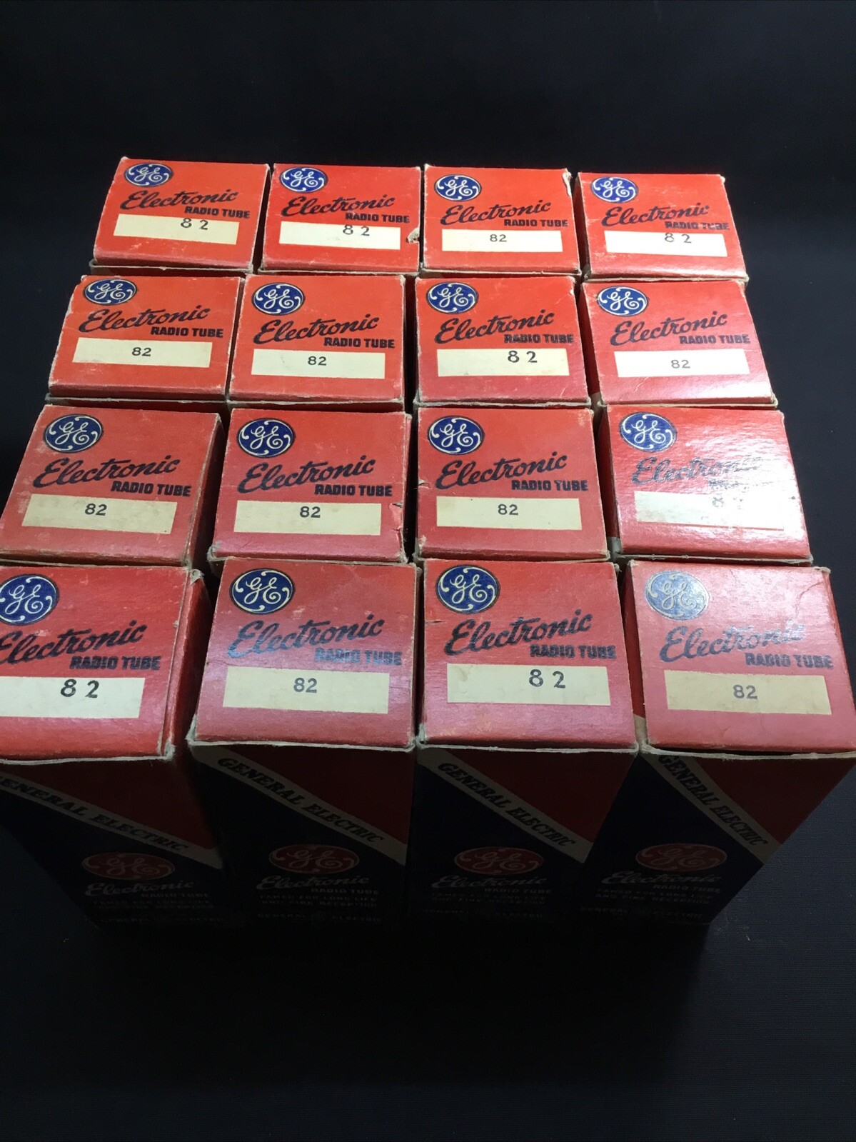 NOS NIB GE # 82 Rectifier RADIO / Amp VACUUM TUBES **PRICE PER TUBE ** 12.7833