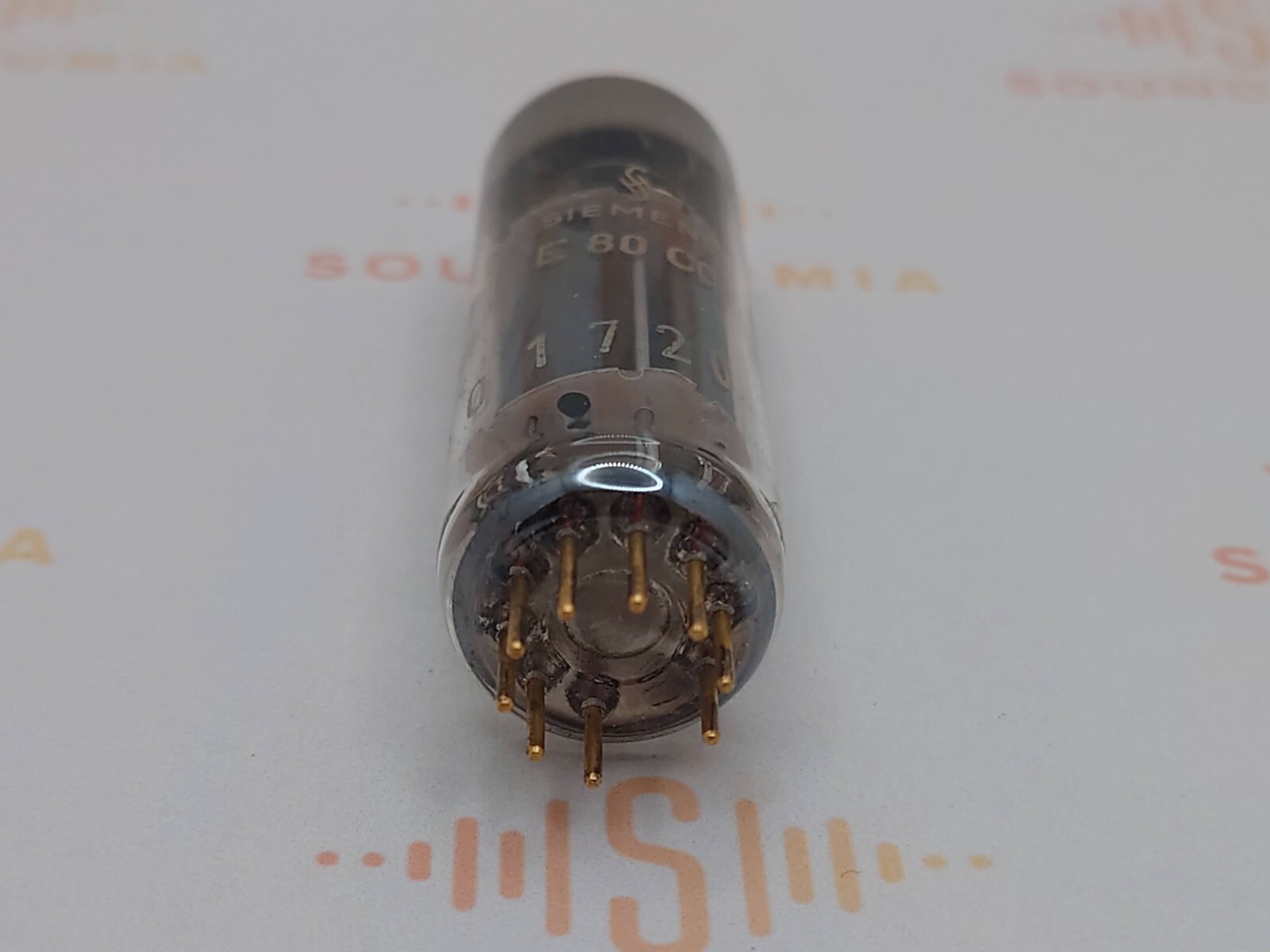 1x Philips E80CC 6085 O-Getter – Siemens Label – Heerlen, NL ’66 – Near NOS