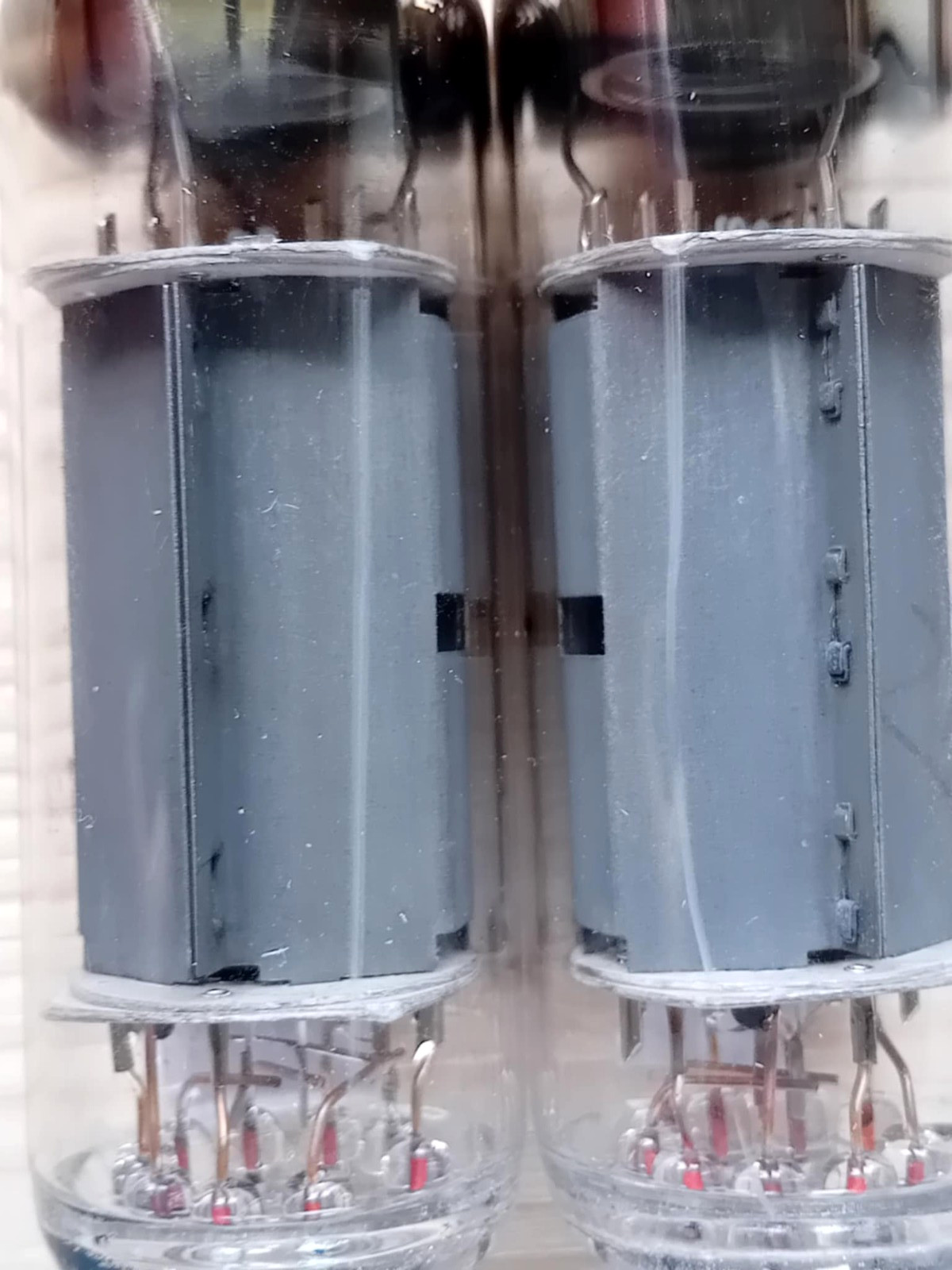 Strong Matched Pair of 6P14P-EV EL84M 6BQ5 Vacuum Tubes Reflector 80′ NEW