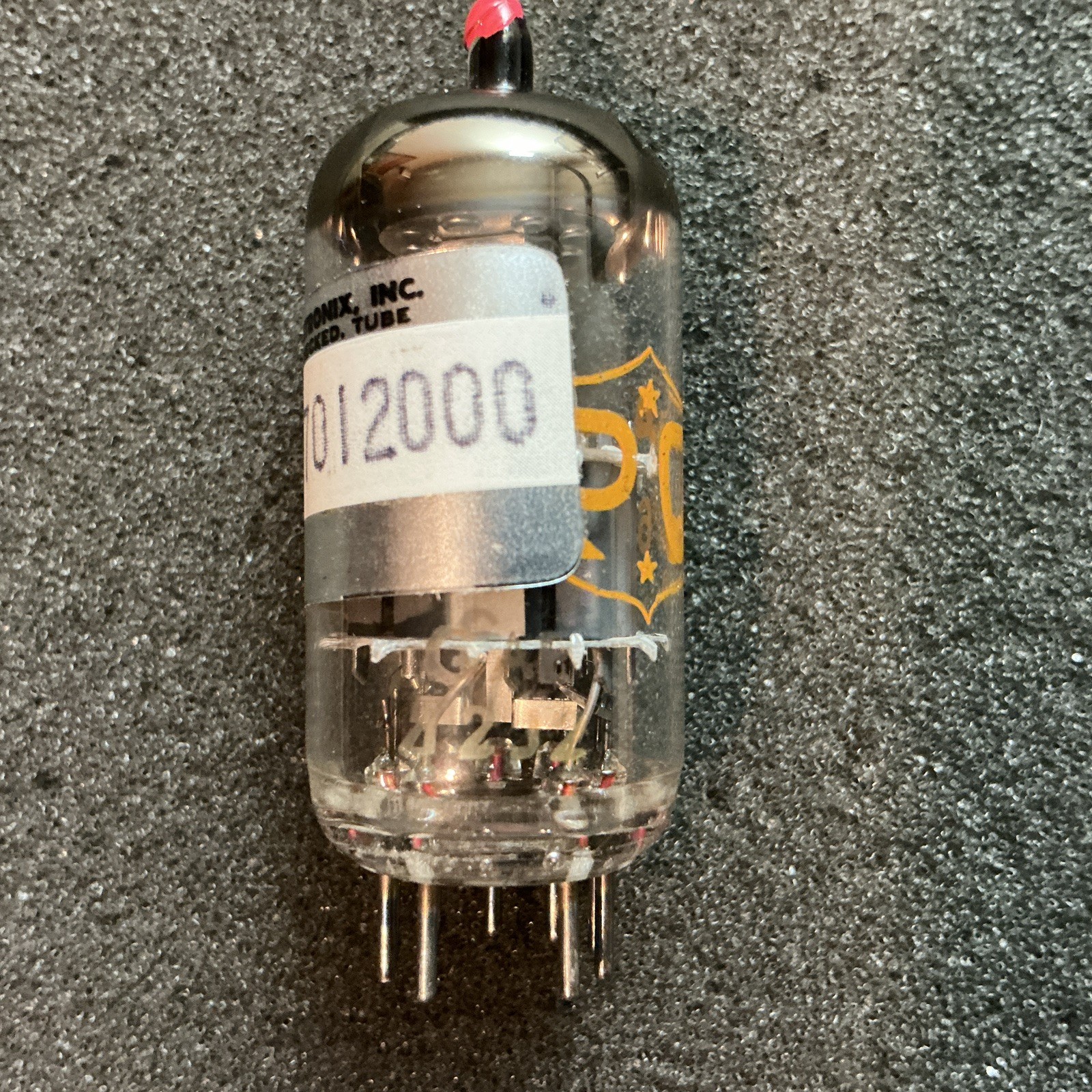 Rare NOS Amperex PQ Tektronix ECC88 6DJ8 SELECTED Tube Disk Get Amplitrex Test