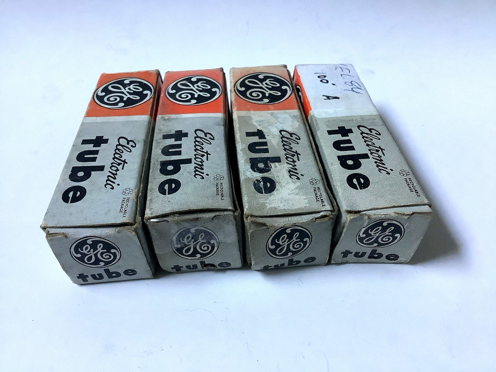 (4) GE EL84 6BQ5 Vacuum Tubes For Audio HI-FI AMP Valves