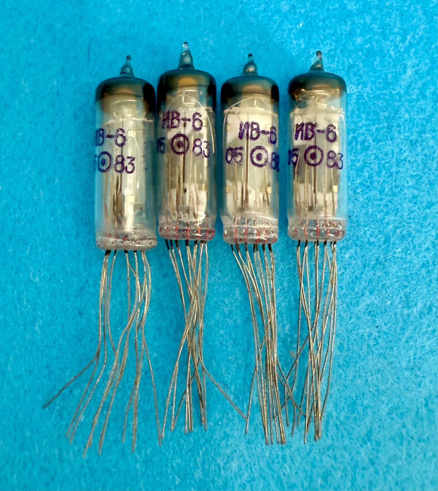 Lot 15 pcs IV-6 IV6 ИВ-6 Nixie indicator tubes New Same date