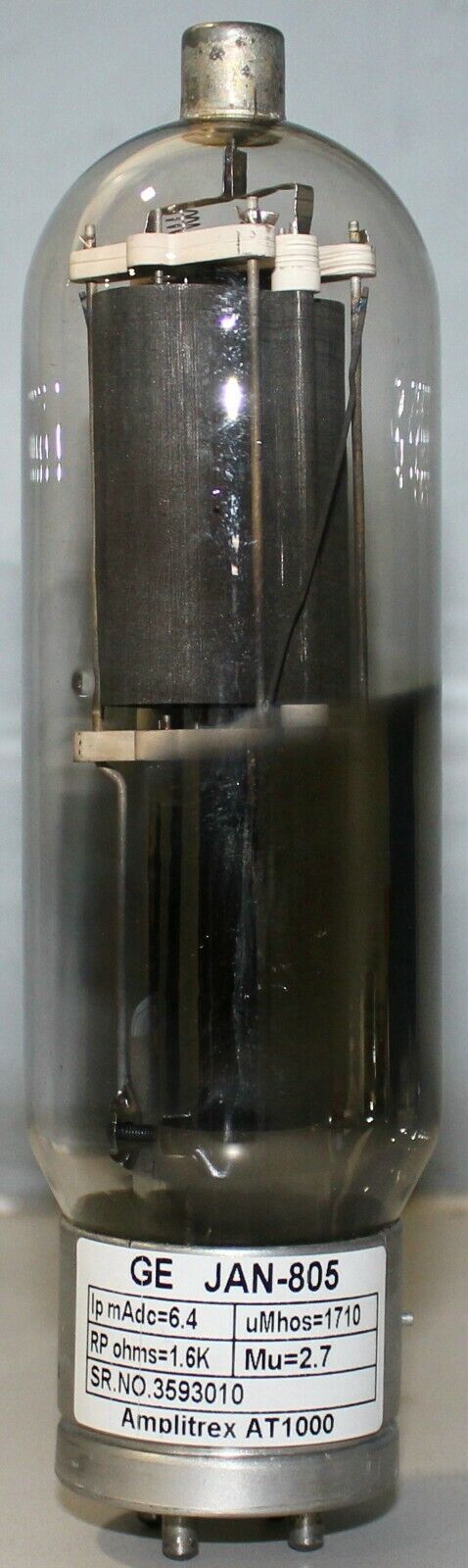 805 VT-143 General Electric JAN-CG-NOS Made in U.S.A Amplitrex Tested #3593010