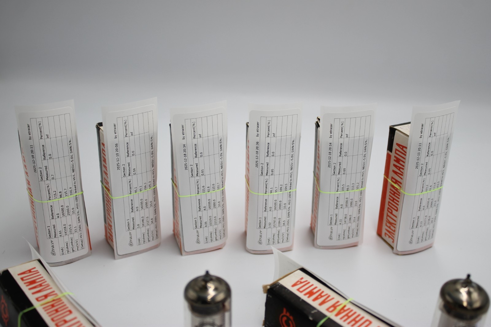2 PCS 6J32P/ EF86 . Strong Test. Pentode. By Etracer.Svetlana.Original Box.NOS