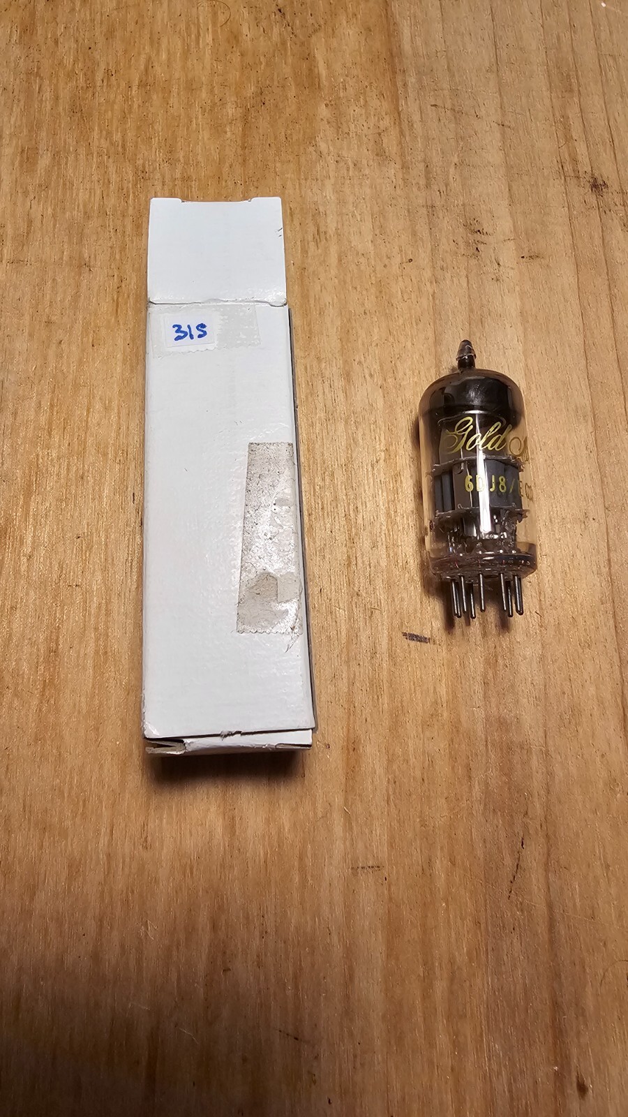 Gold Aero 6DJ8 Vacuum Tube – Tested