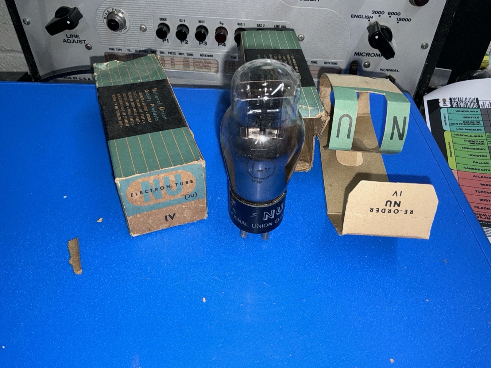 2 NOS/NIB National 1V / IV / CV1999 Half Wave Rectifier Audio Vacuum Tube Valve