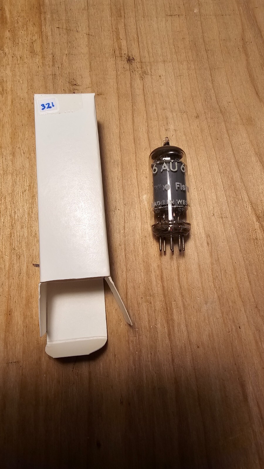 The Fisher 6AU6 Vacuum Tube – Tested