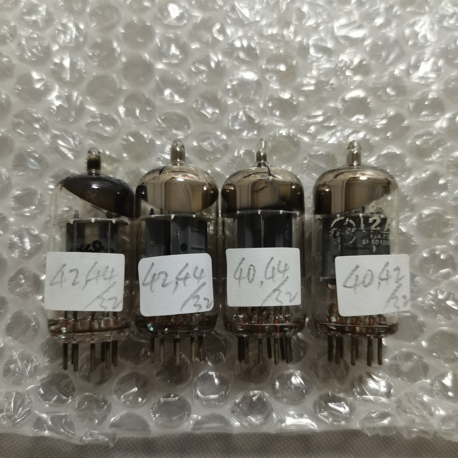 Matsushita 12AX7 preamp tubes tested strong 4 tubes
