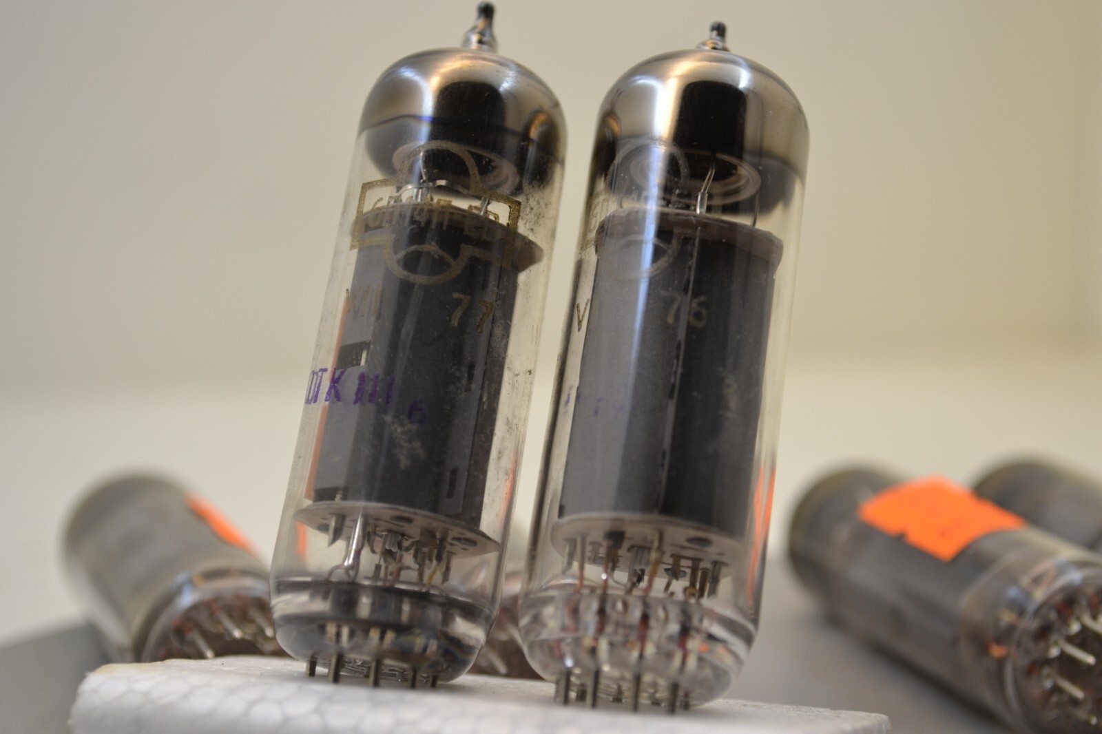 Matched pair 6P14P-EV (EL84M/6BQ5) – NOS TESTED – Vacuum Longlife Pentode tubes
