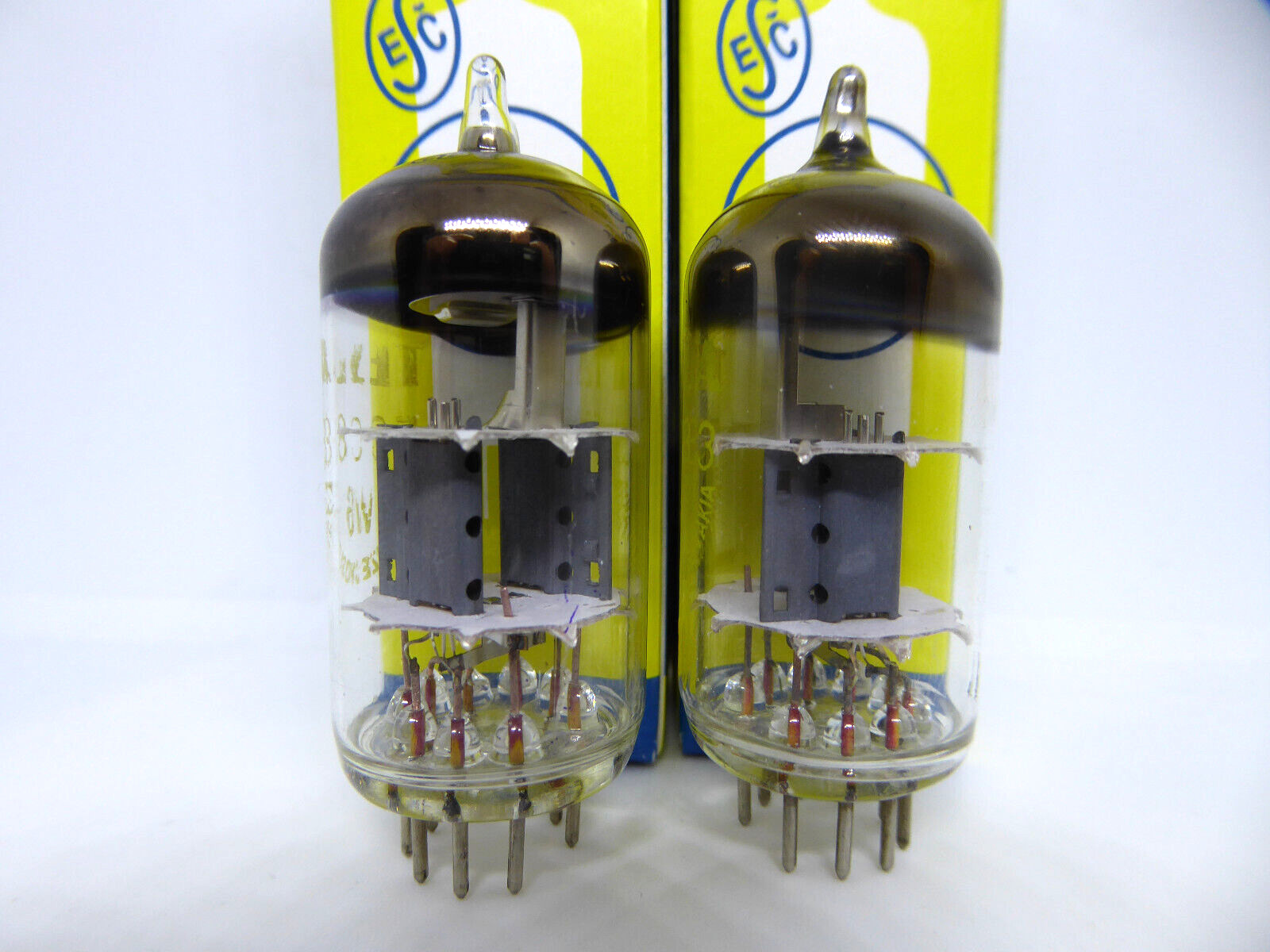2x (PAIR!) TESLA ECC83 (12AX7, ECC803S, B339) 100%, 1961-2