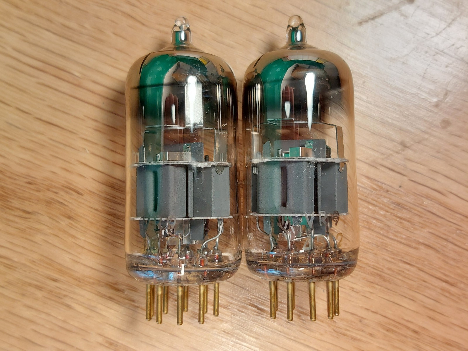 Pair of Amperex (Mullard lbl) 7308 E188CC NOS NIB 1965 Vacuum Tubes