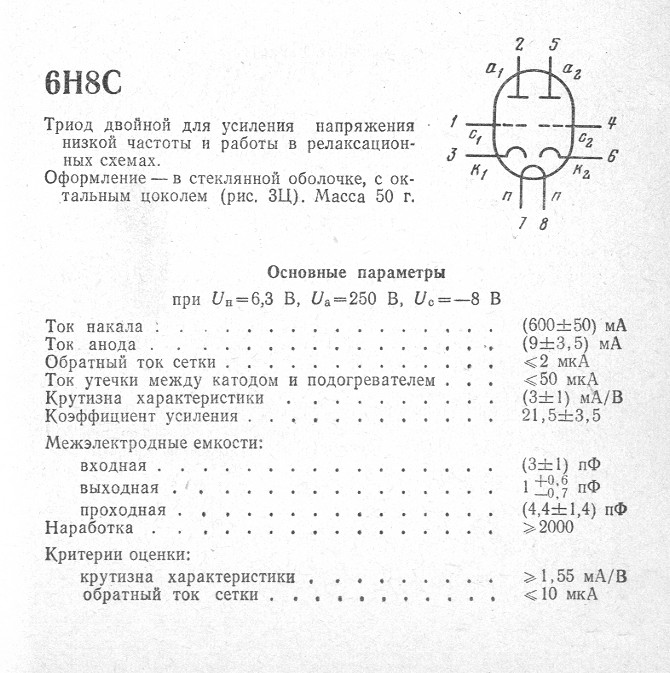 6N8S = 1578 = 6SN7 = ECC32 TUBES MATCHED PAIR (2 tubes)