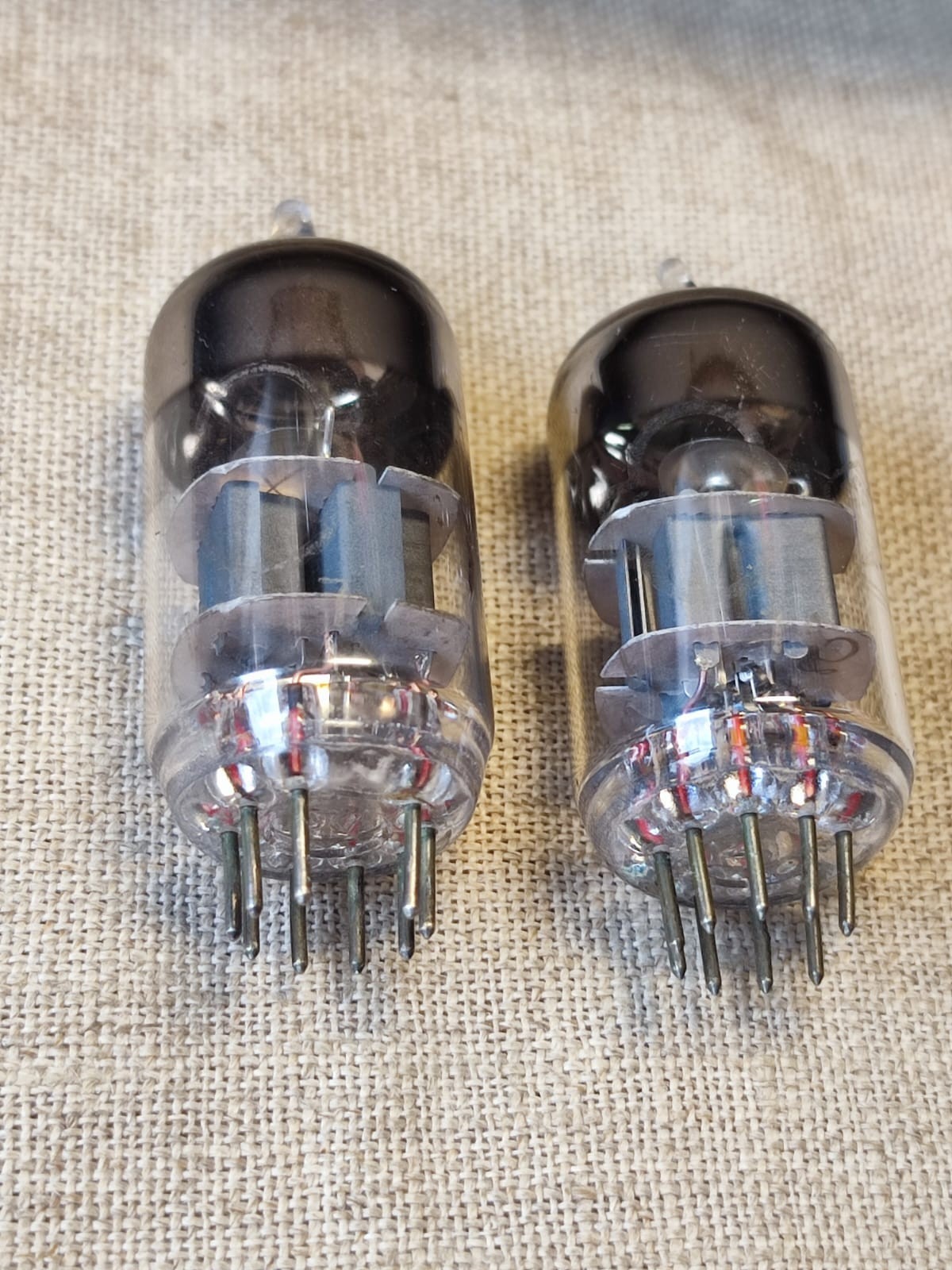 6N23P-EV REFLECTOR MATCHED PAIR TUBES = E88CC / 6922 / 6DJ8 Soviet Russian