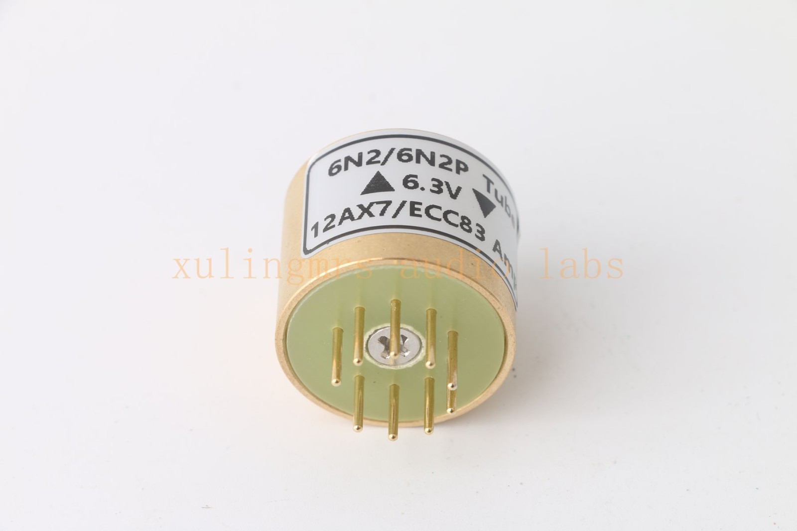 Pair 2pcs 6.3V 12AX7 ECC83(Amp socket) to 6N2 6N2P tube converter adapter