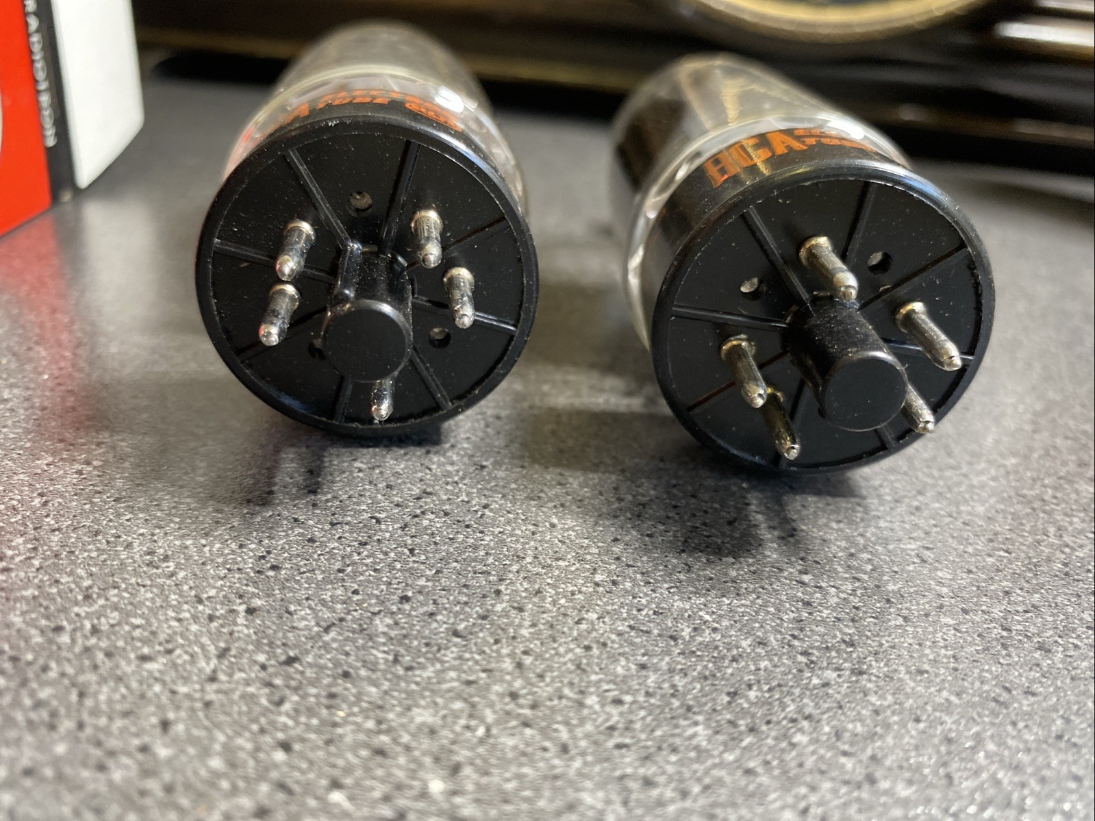 PAIR RCA Electron 6CD6GA Vacuum Tubes NOS Made In USA