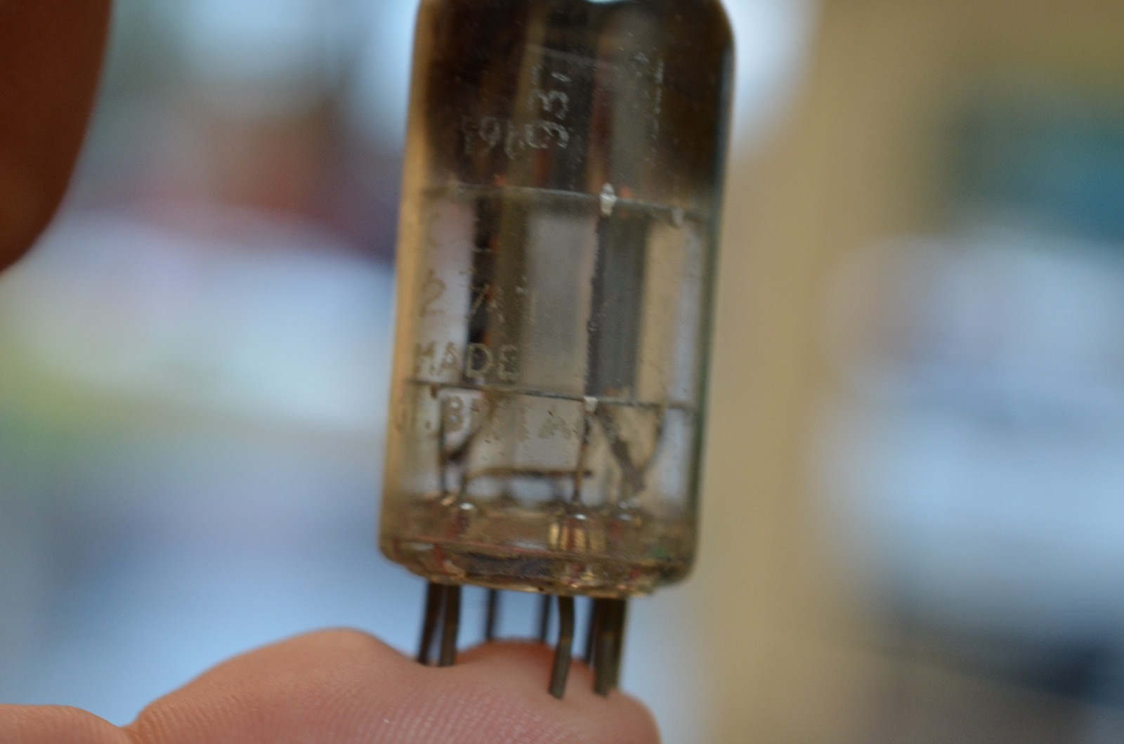 pair of vacuum tubes Mullard and Matsushita 12AX7 ECC83 new old stock NOS