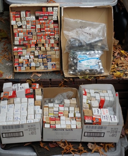 HUGE Lot of Vintage Vacuum Tubes Various Brands Radio/TV Industrial. See Below