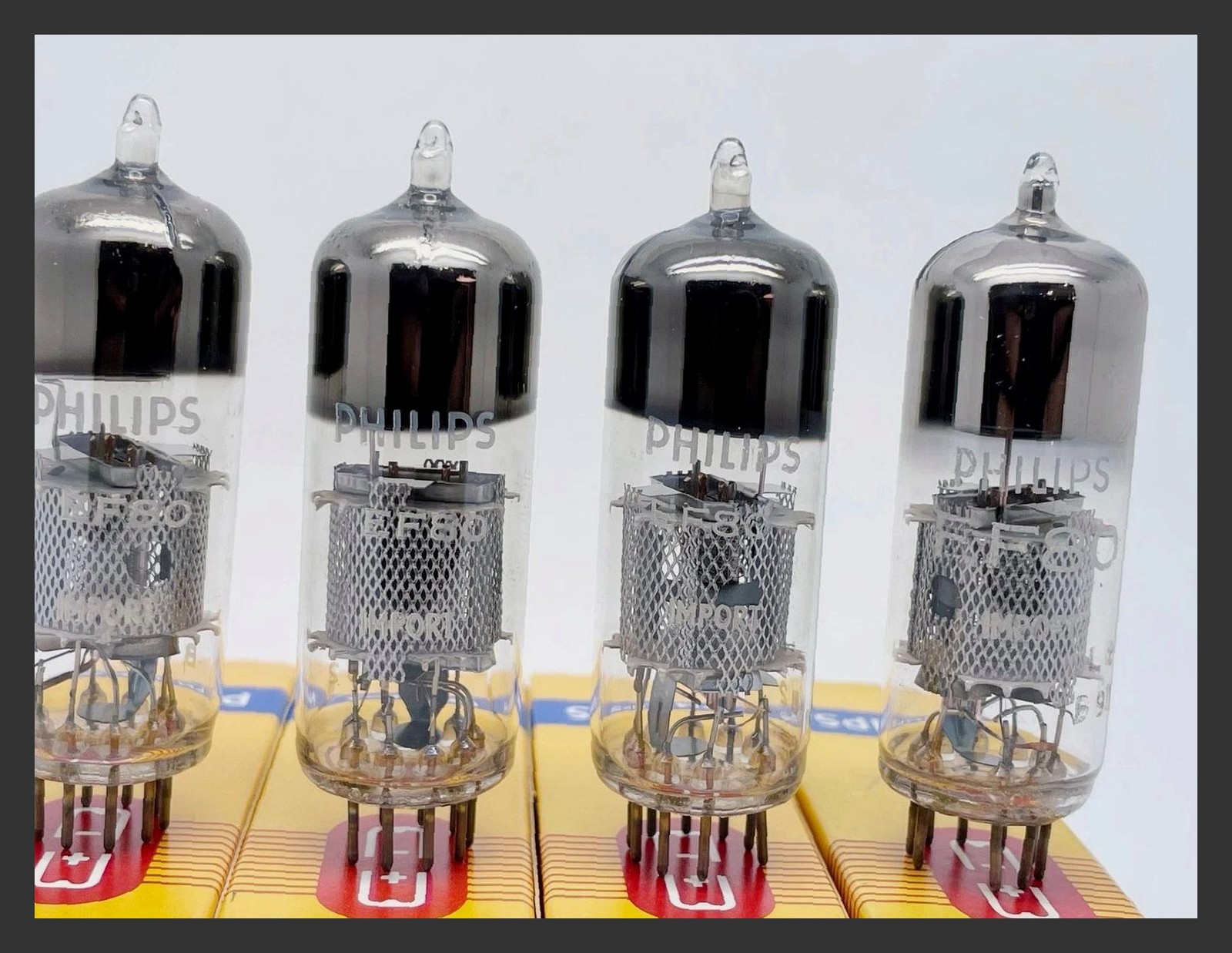 1 Or More NOS Philips Mullard EF80 6BX6 Test Good Pentode Vacuum Radio Tube