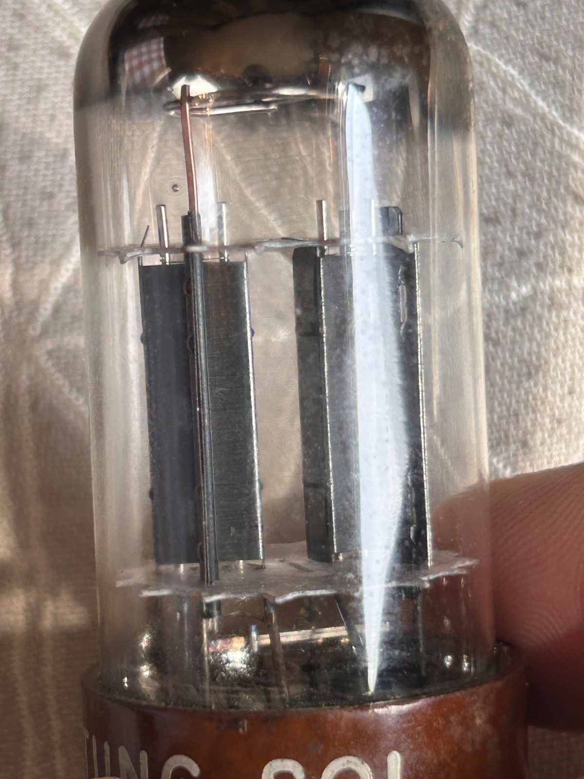 VINTAGE TUNG-SOL 6SN7GTB VACUUM TUBE USA TESTED EXCELLENT STRONG HI-FI