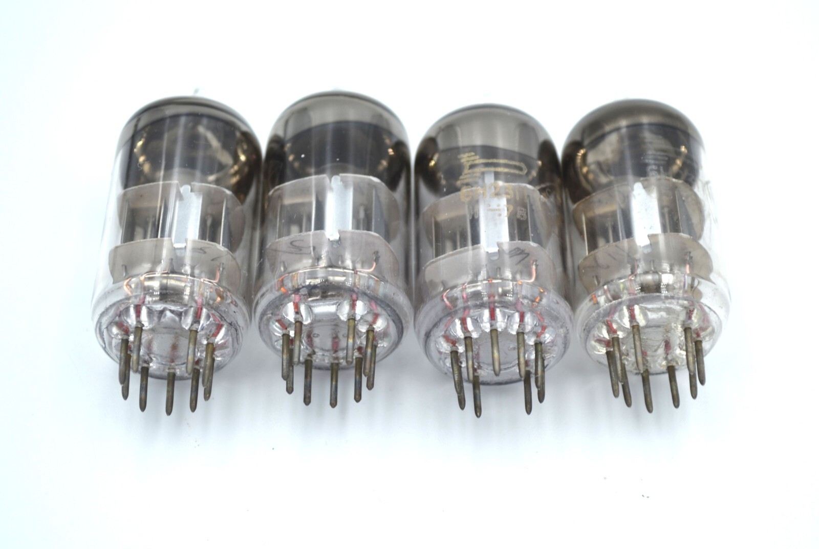 NEW 4pcs 6N23P MATCHED QUAD Silver Shield Tube Voskhod NOS 6DJ8 ECC88 6922 E88CC