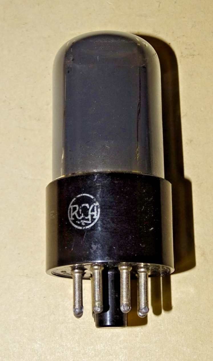 RCA Type JAN CRC 6SN7GT/VT-231 Grey Smoked Glass Radio/Audio Tube, Strong